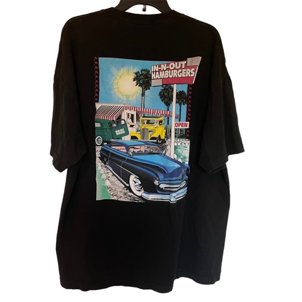 In N Out Burger Arizona Men’s T Shirt Size XXL 100% cotton black graphic tee